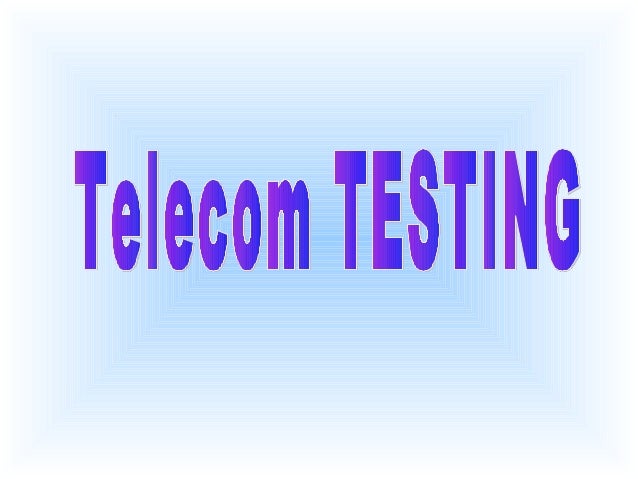 Telecom Protocol Testing Material Pdf